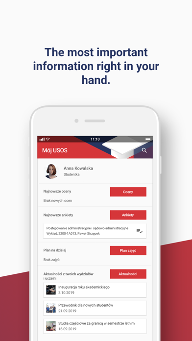 Mobilny USOS PW Screenshot