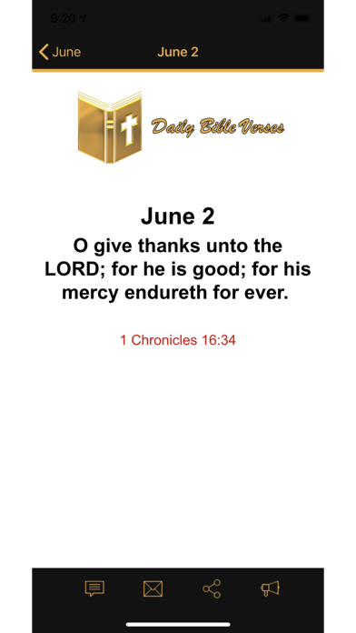 Daily Bible Verses (DBV) Screenshot