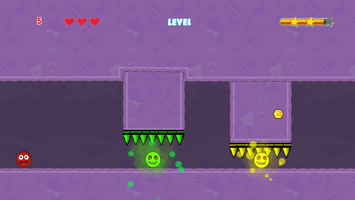 Red Hero 4 - Red Ball Game