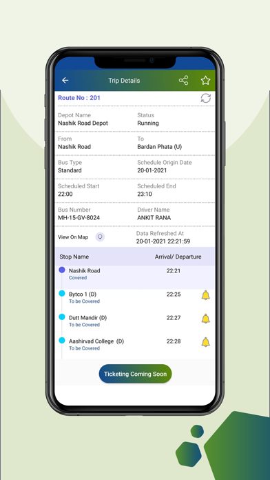 Nashik City Bus Screenshot