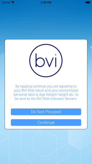 BVI Risk Screenshot