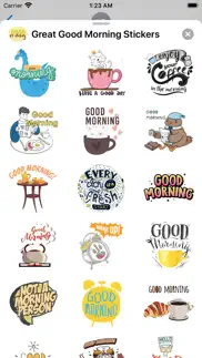 How to cancel & delete great good morning stickers 1