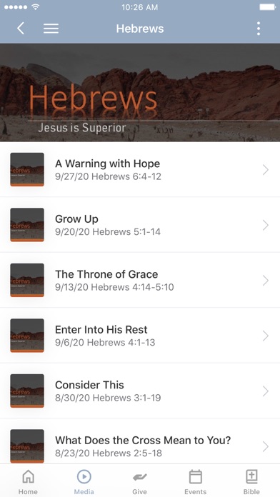 Standing Stones Comm Church Screenshot