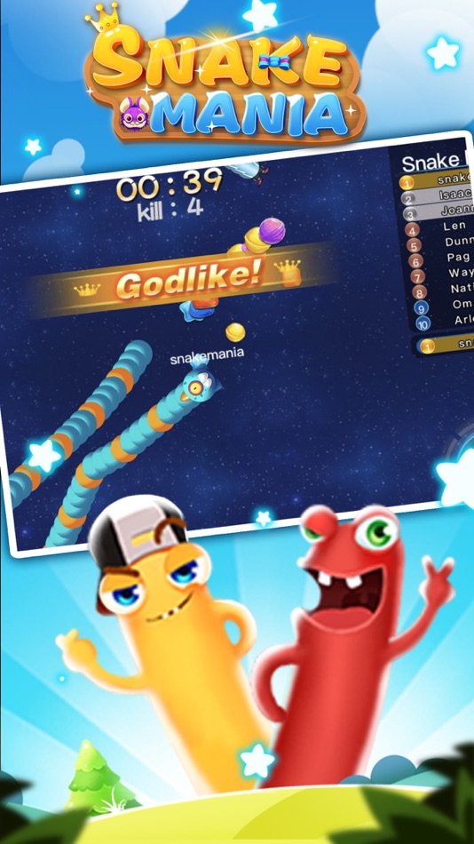 #3. Snake Mania.io (iOS) 来自: Shenzhen Shi Youyou Technology Co.,Ltd