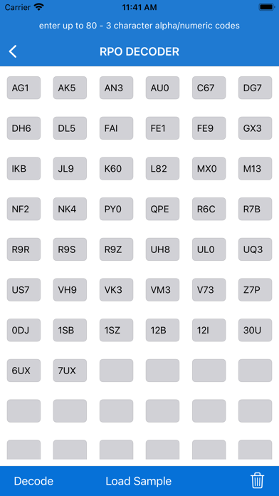 RPO Decoder Screenshot