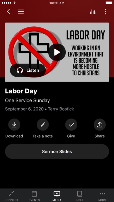 First Baptist Cabot Screenshot