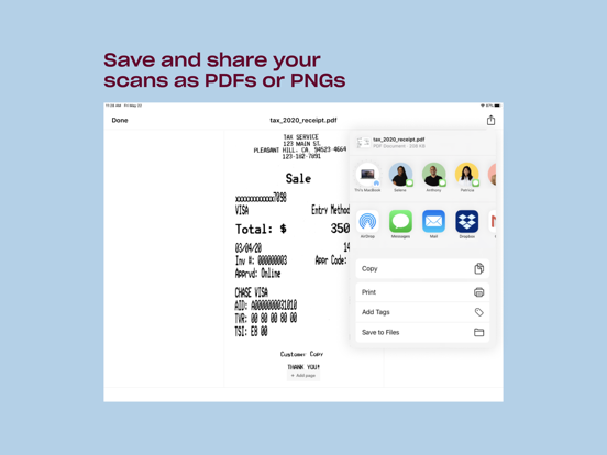 Dropbox Scan - PDF Scanner Appのおすすめ画像5