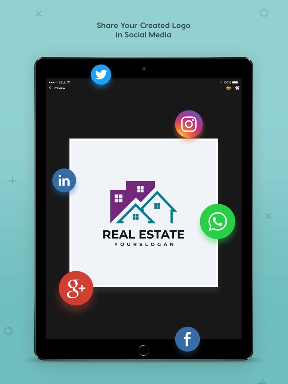 Logo Maker - logo design iPad screenshot 7 - Graphics & Design app