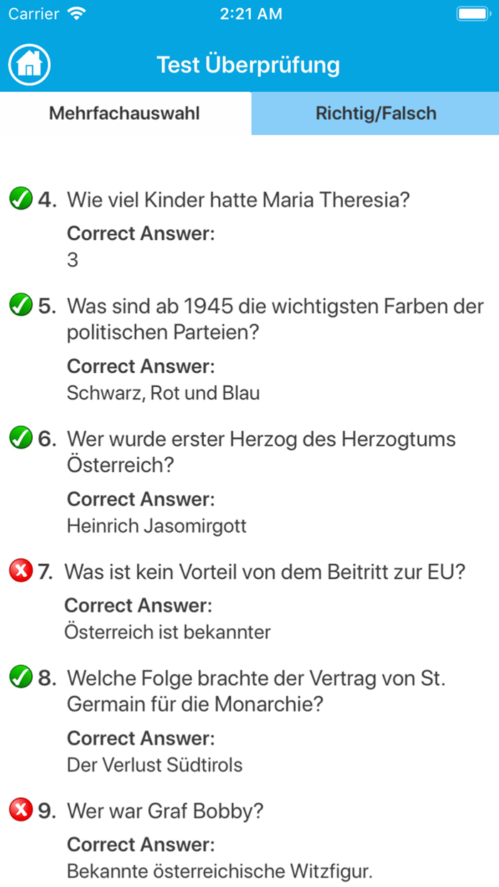 Geschichte Österreichs Quiz