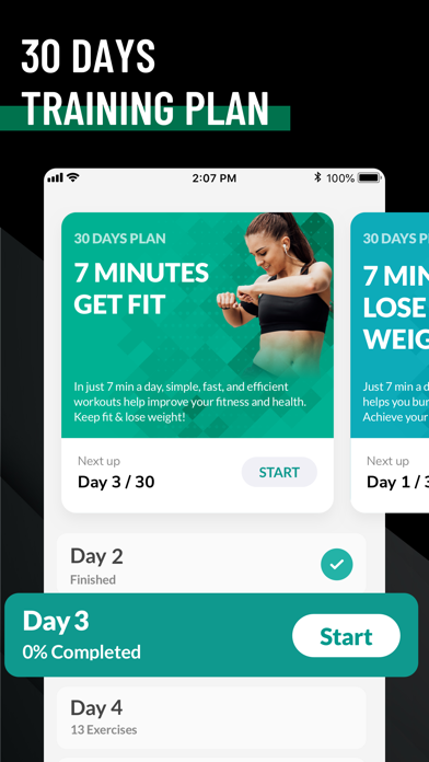 7 Minute Workout: Easy Fitness Screenshot