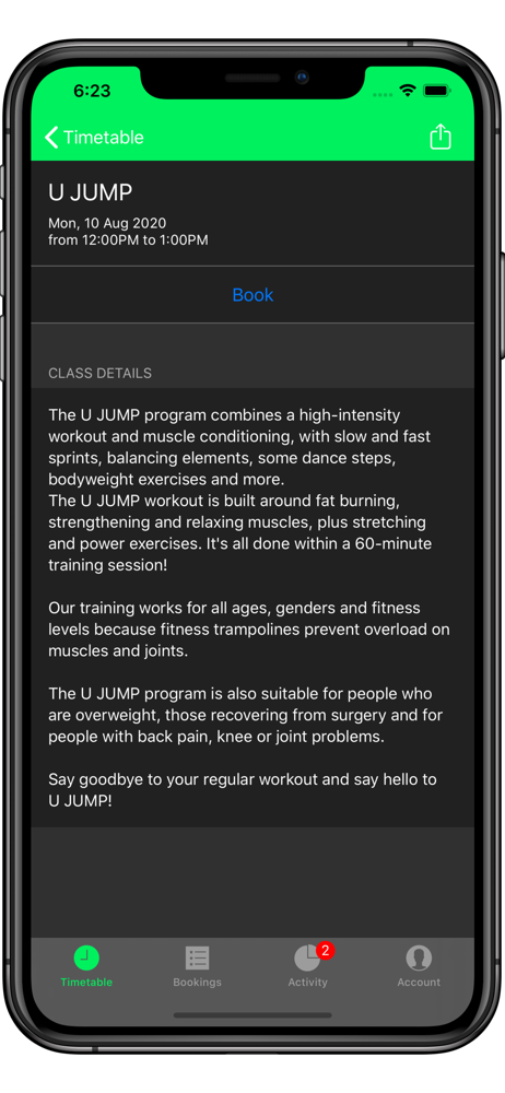 U JUMP Fitness screenshot 2