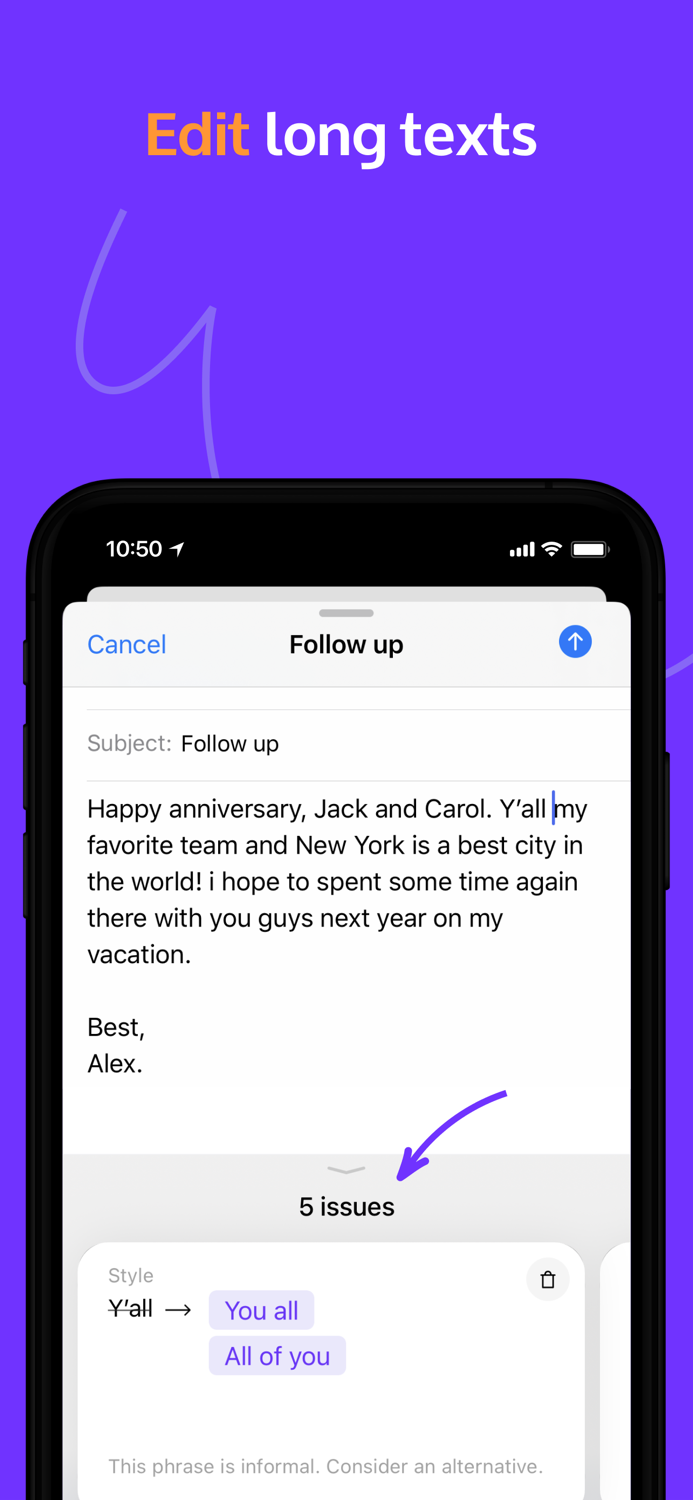 Linguix Keyboard Grammar