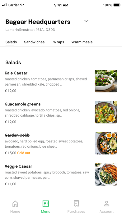 SmartFridge Screenshot