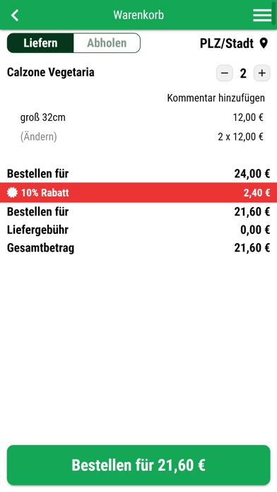 Pizza Brothers Auguststraße Screenshot
