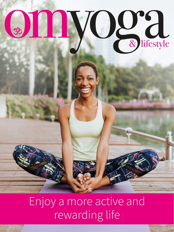 OM Yoga Magazine iPad screenshot 1 - Health & Fitness app