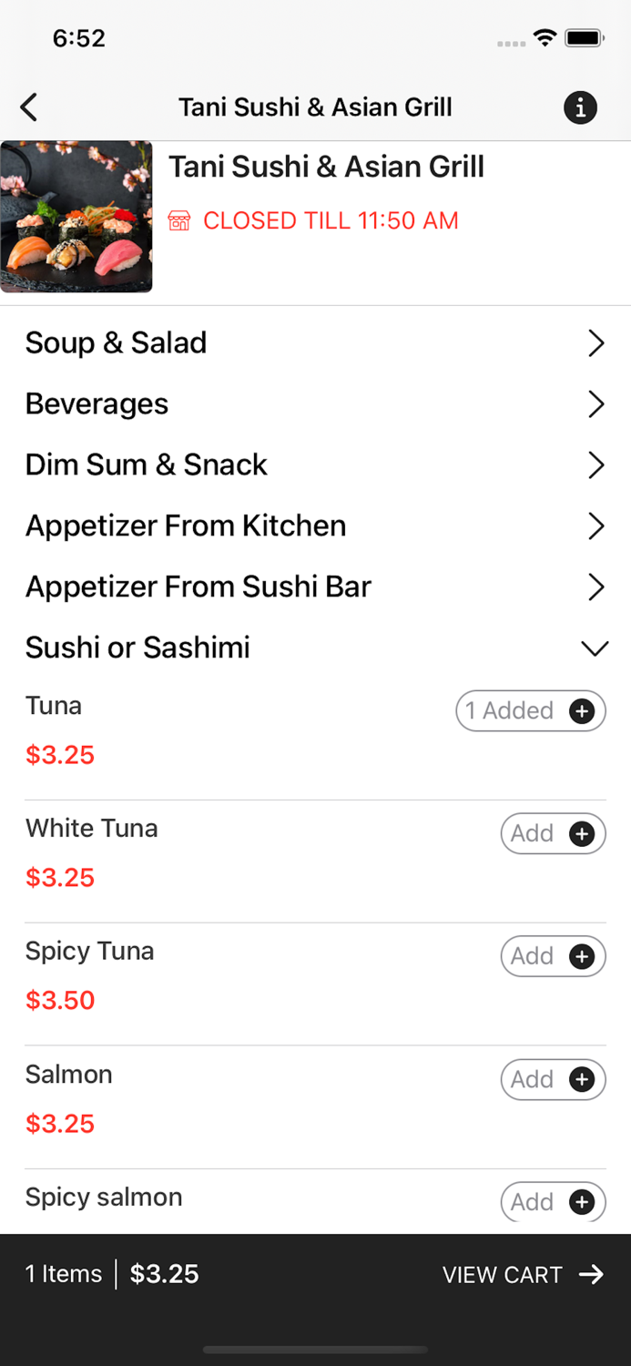 Tani Sushi and Asian Grill