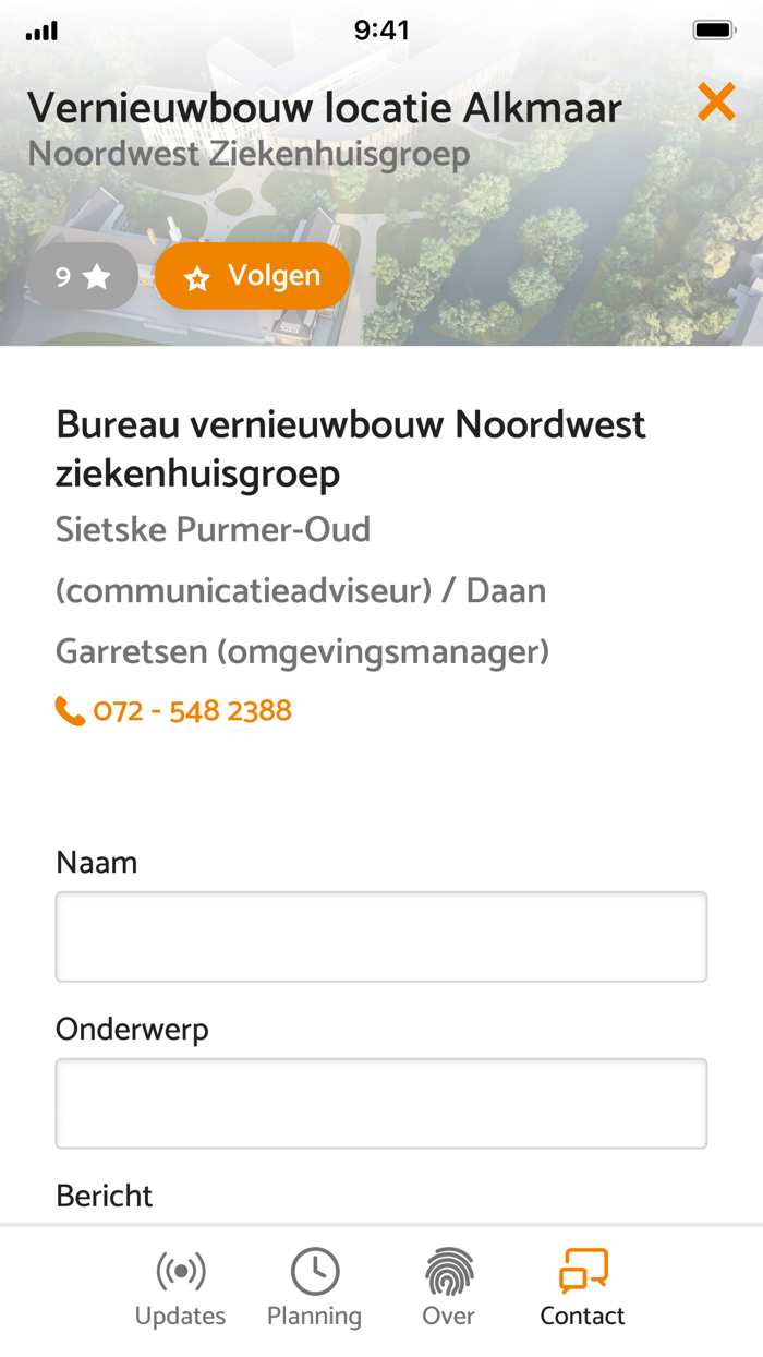Noordwest Bouwt App