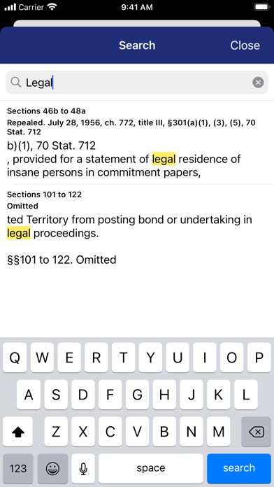 USC 48 by PocketLaw Screenshot