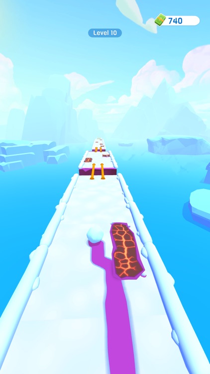 Snowball Race Attack screenshot-5