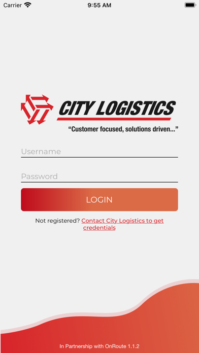 Screenshot #1 pour City Logistics Customer