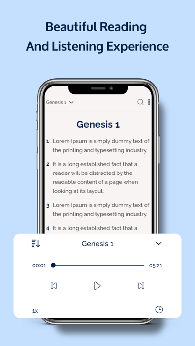 KJV Bible offline - Audio Screenshot