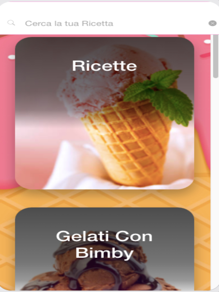 Ricette gelati