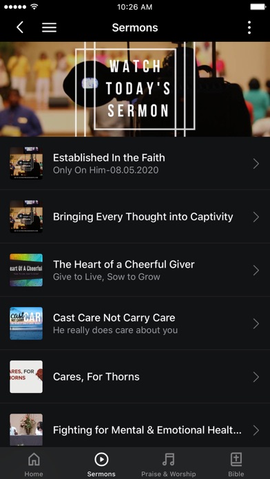 Faith Outreach Church Augusta Screenshot