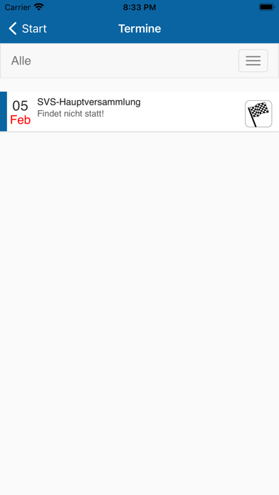 Sportverein Spaichingen Screenshot