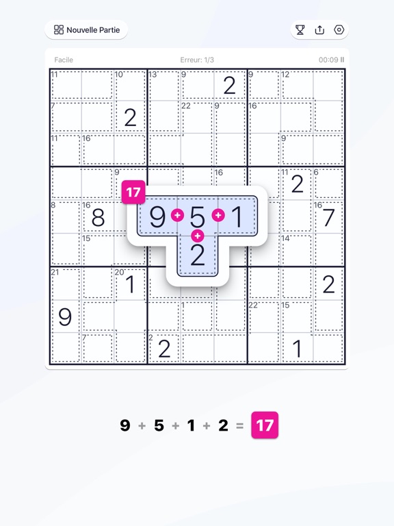Screenshot #4 pour Killer Sudoku: Sudoku, Puzzles