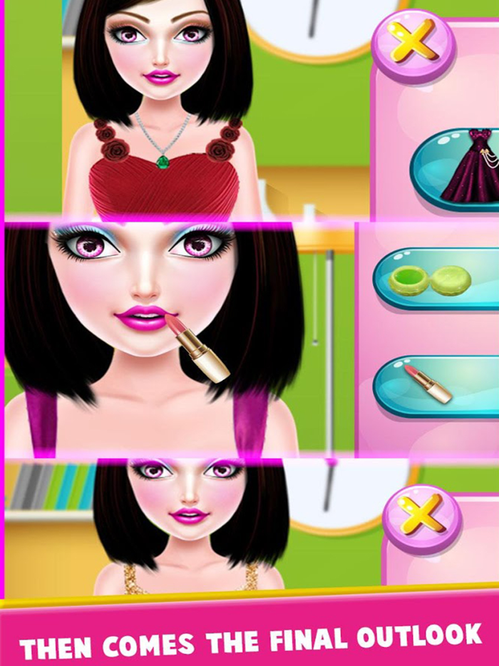 Fashion Salon Girl Makeup Game