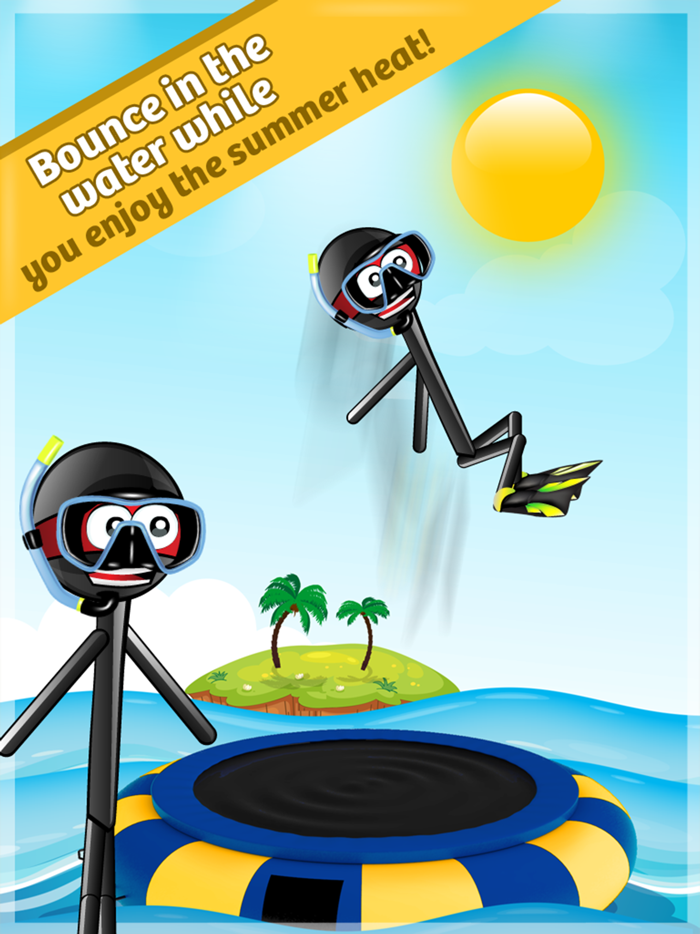 Stickman Water Trampoline