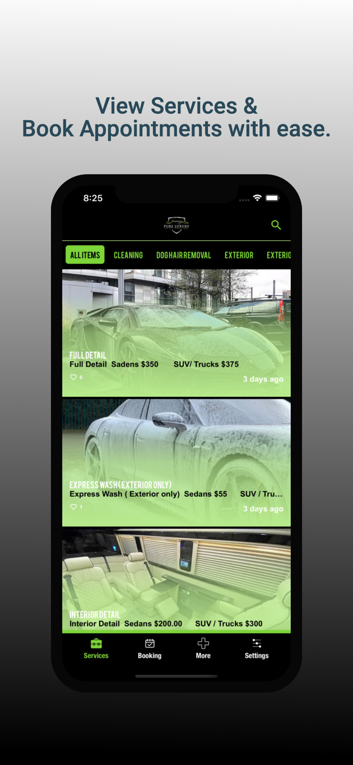 PURE LUXURY MOBILE DETAIL SPA