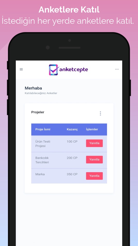 #2. Anket Cepte (iOS) Podle: Besim Vatan