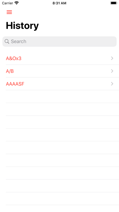 Medical Abbreviations Offline Screenshot