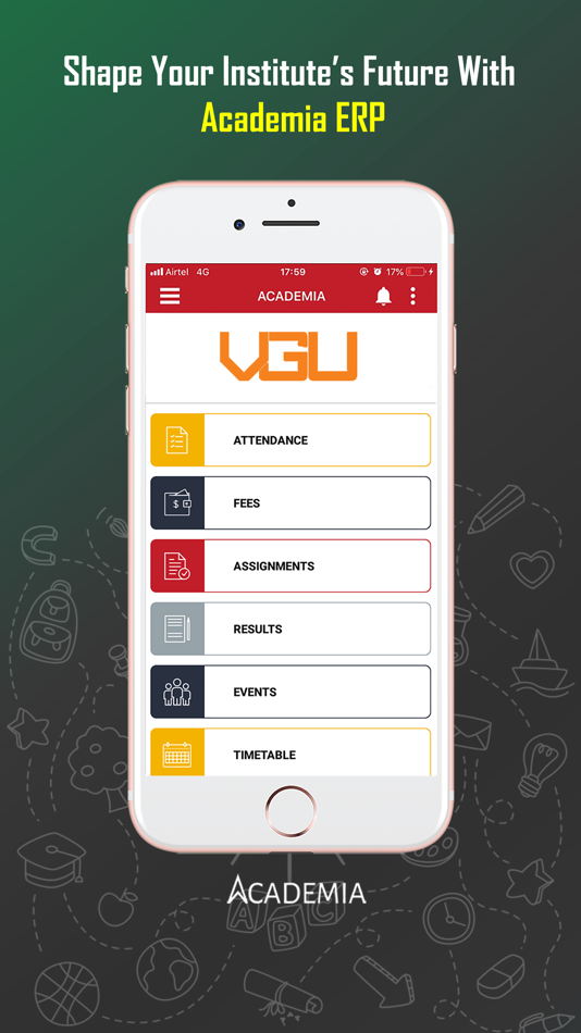 #1. Academia @ VGU (iOS) 게시자: Siddharth Badjatiya