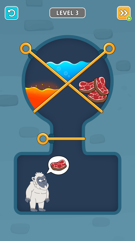 #2. Feed The Animals-Pull Pin Save (iOS) 由: Payal Lakhani