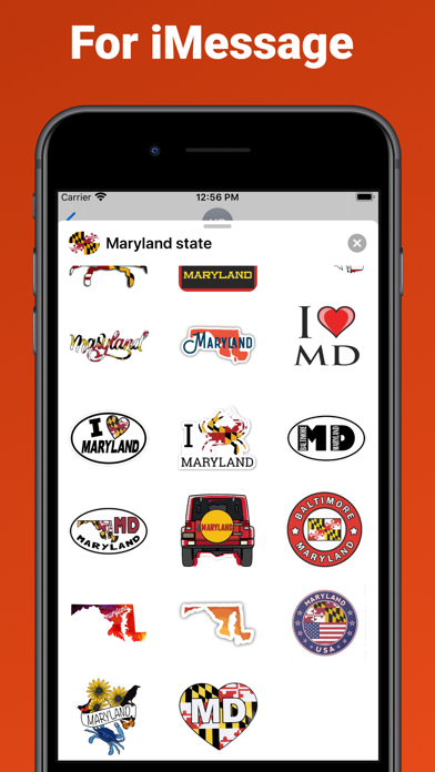 Screenshot #3 pour Maryland state - USA emoji