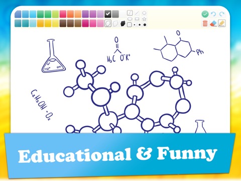 Whiteboard for Kids doodle funのおすすめ画像2