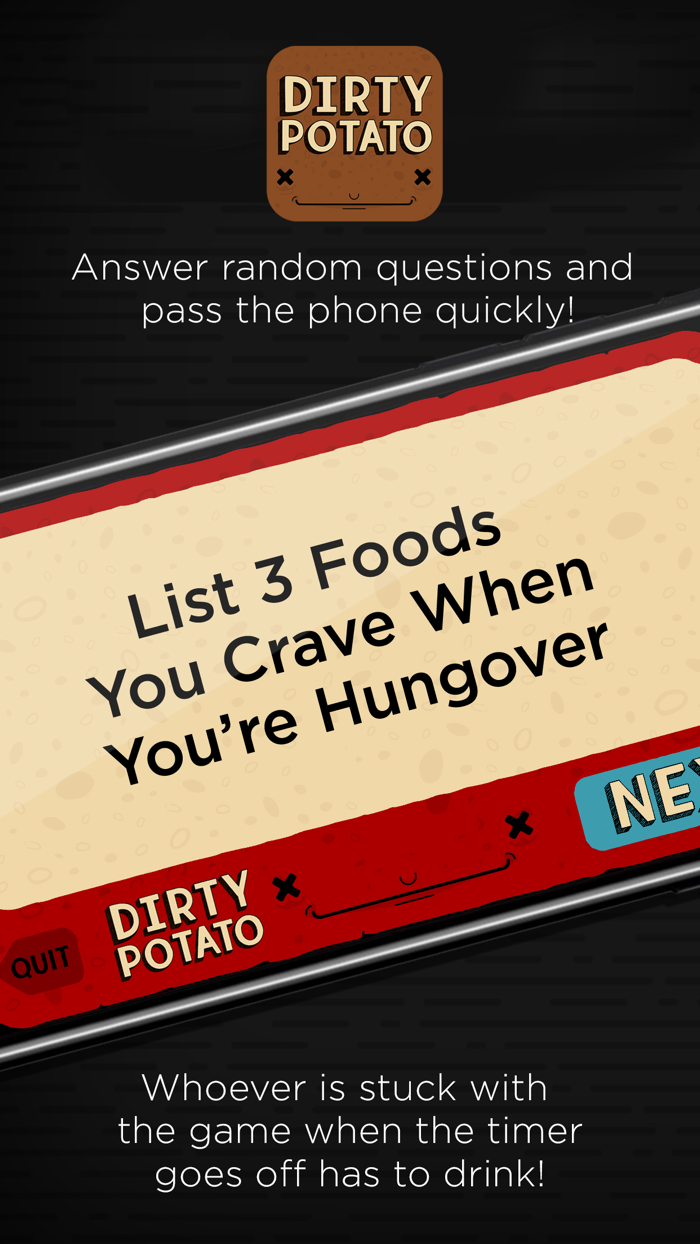 Dirty Potato Party Game