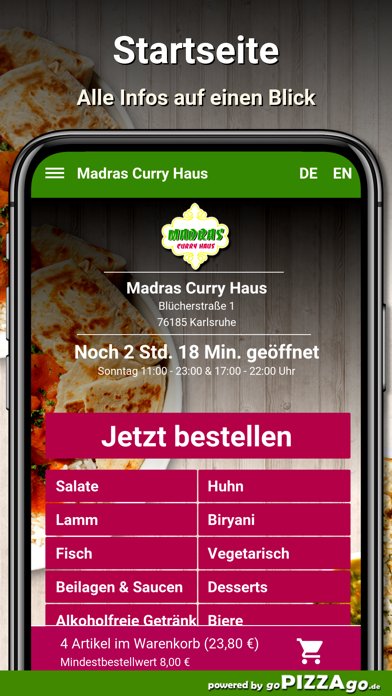 Madras Curry Haus Karlsruhe screenshot 2