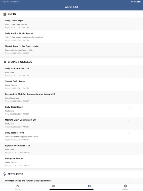 Screenshot #6 pour StoneX Market Intelligence