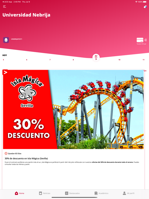 Screenshot #5 pour Universidad Nebrija