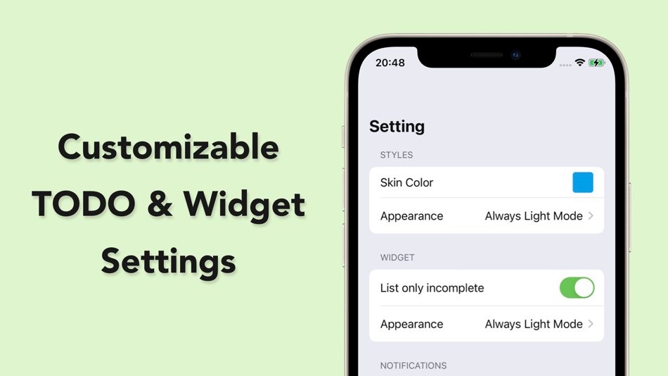 #2. Simple TODO List - Widget Plus (iOS) 由: Ryosuke Nakashiro