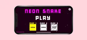 NEON SNAKE GAME screenshot #1 for iPhone