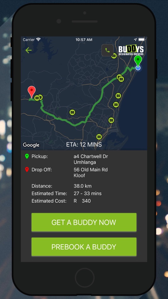 #3. BUDDYS (iOS) 由: BuDDys Designated Drivers