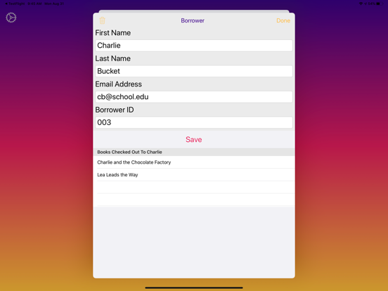 Bookshelf Scanner iPad screenshot 6 - Book app