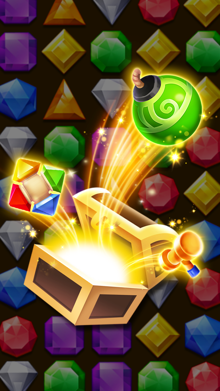 Jewel Match 3 Laser Quest