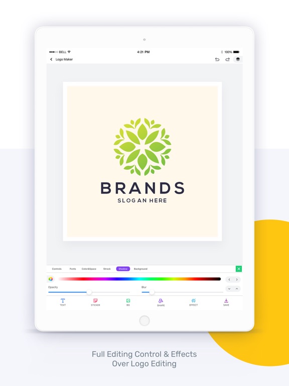 Logo Maker - Logo Templates iPad screenshot 6 - Graphics & Design app