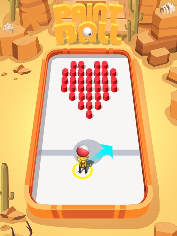 Screenshot #5 pour Paint Ball: Shoot Color World