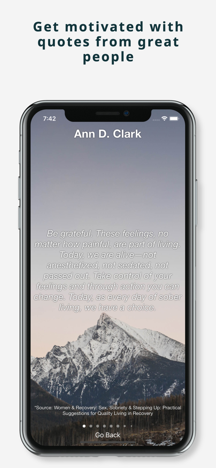 Clear Thinker Sobriety Counter